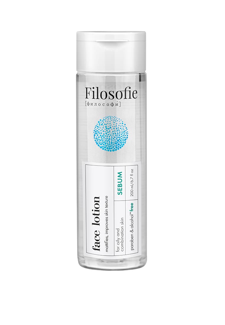 FILOSOFIE Sebum face lotion Лосьон для лица против несовершенств для жирной и комбинированной кожи