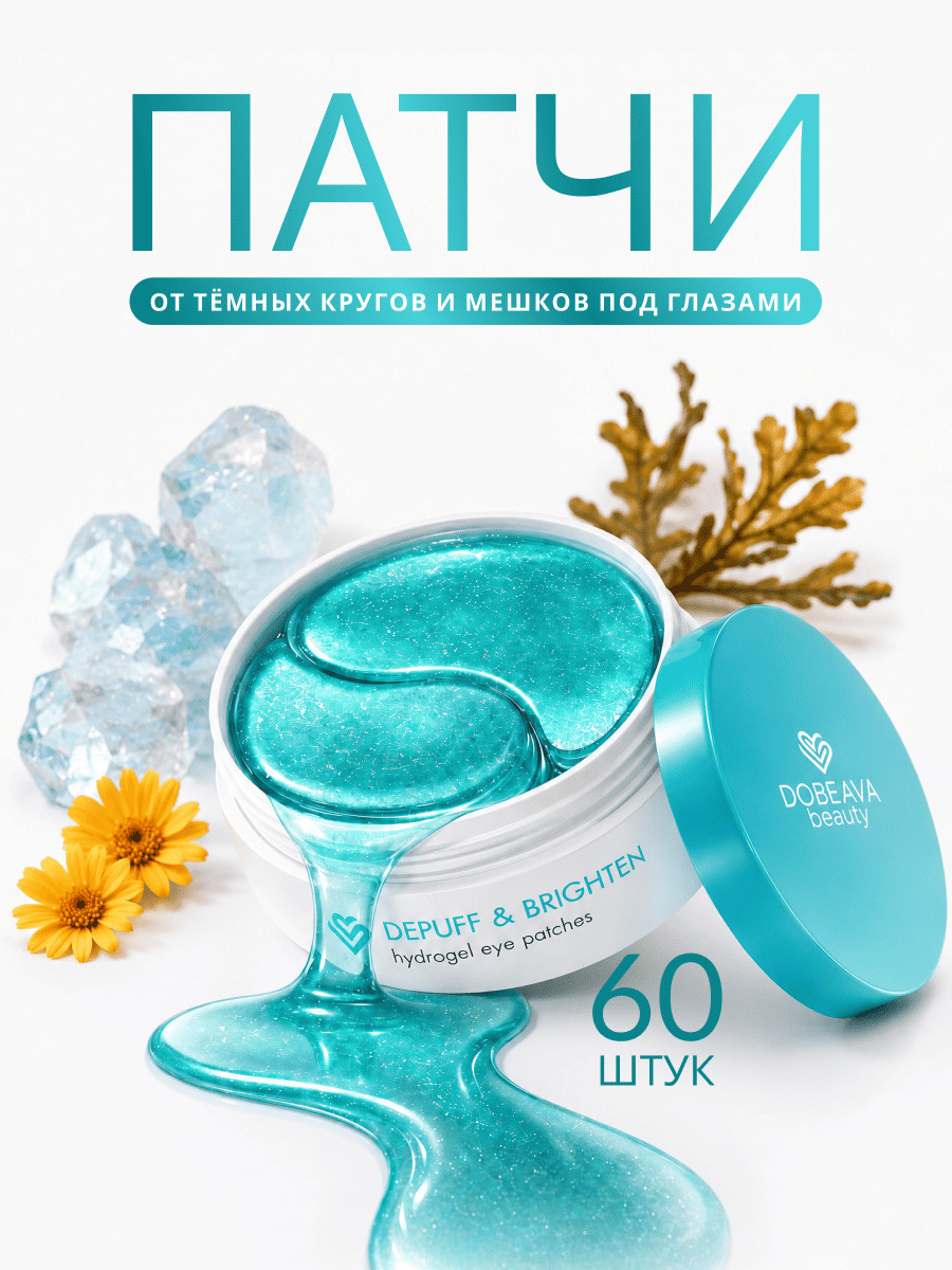 DOBRAVA beauty DEPUFF & BRIGHTEN Восстанавливающие гидрогелевые патчи