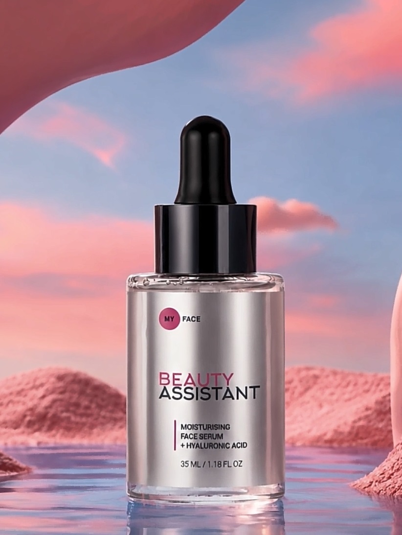 10813 BEAUTY ASSISTANT MOISTURISING FACE SERUM + HYALURONIC ACID Увлажняющая сыворотка для лица 35ml