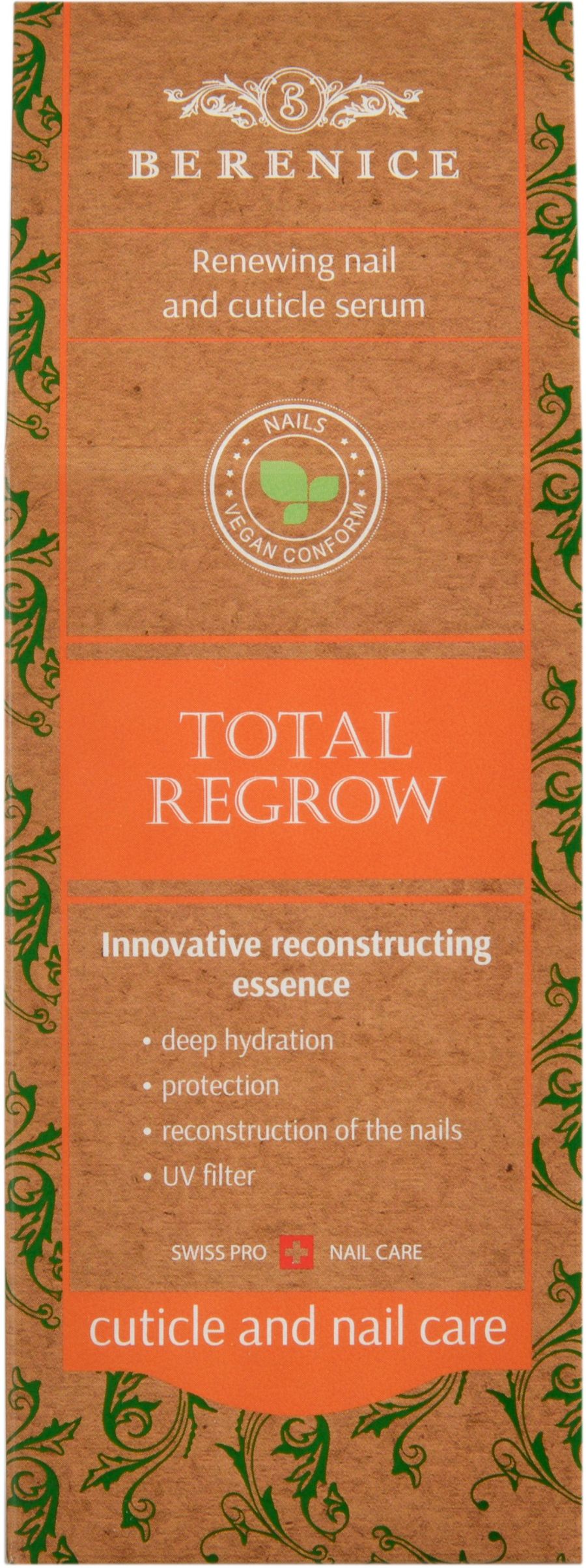 BERENICE  Обновл.сыворотка для ногтей и кутикулы "Тотал.обновление" Nail&cutic Serum «Total Regrow»