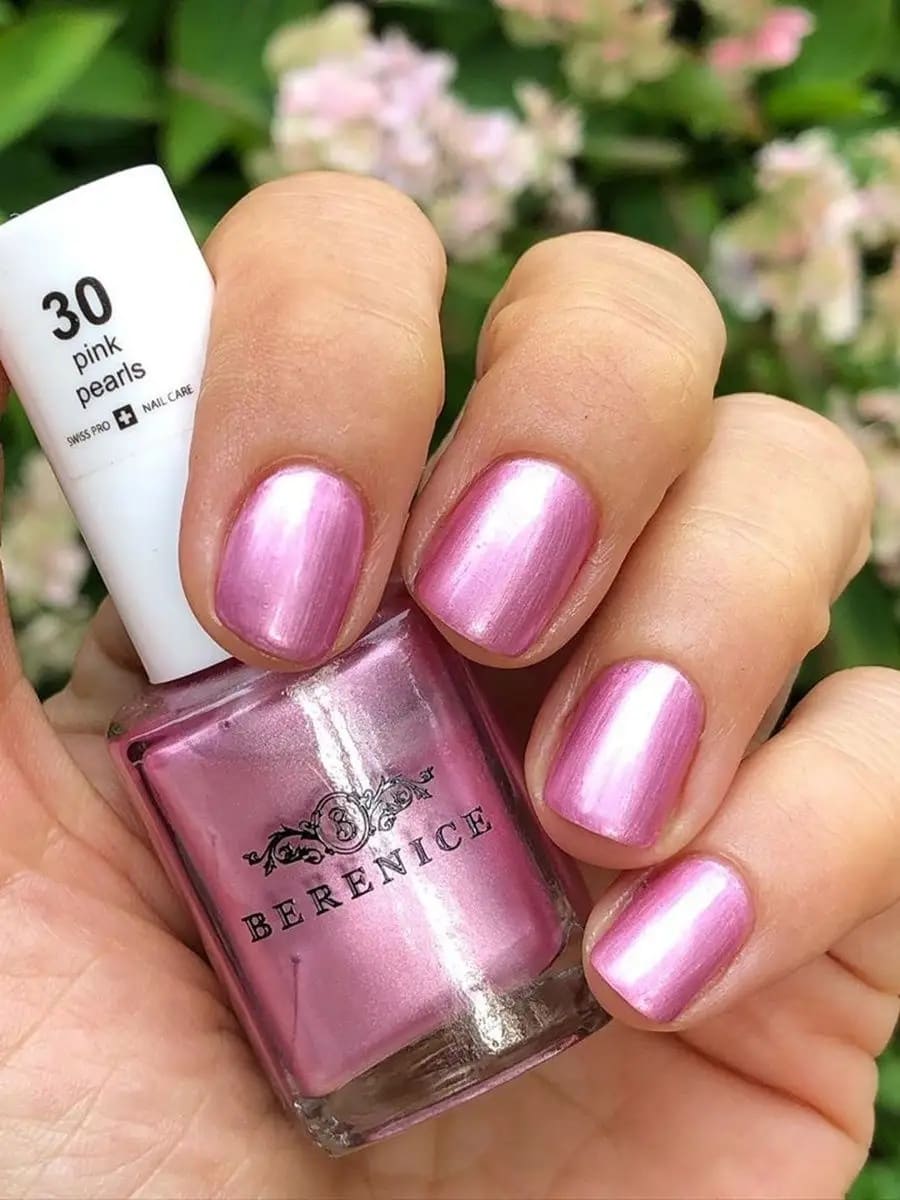 Oxygen Дышащий кислородный лак для ногтей 30 pink pearls / розовый жемчуг