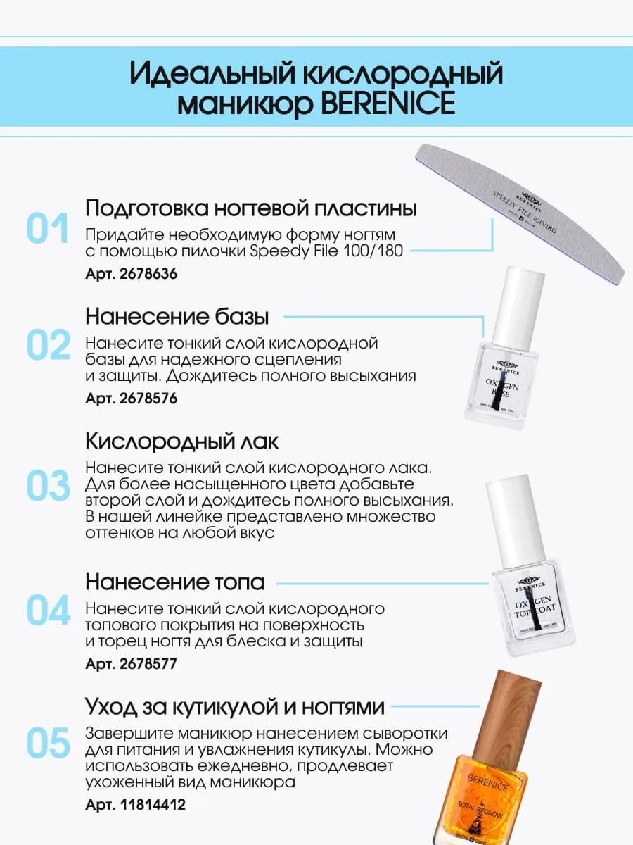 BERENICE Лак для ногтей 10 тон