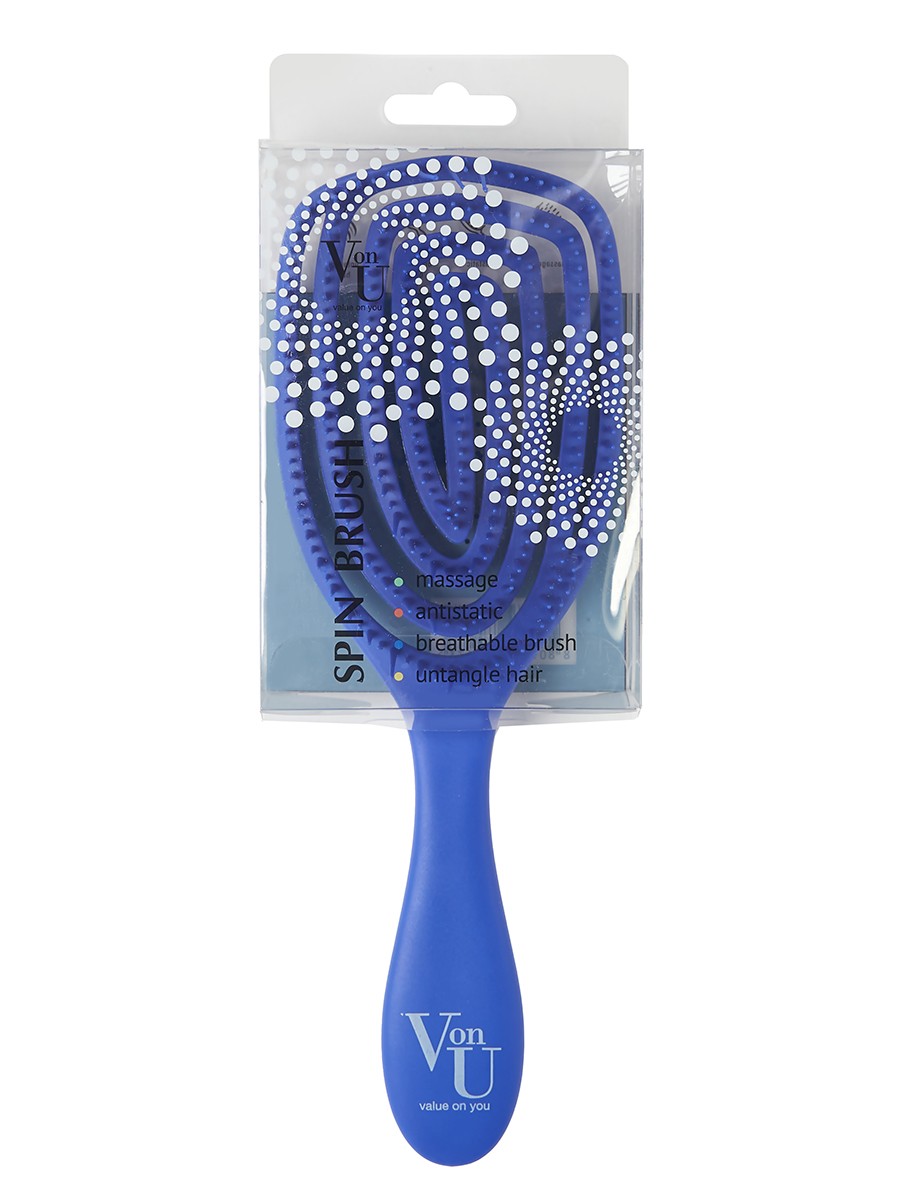 Von-U Spin Brush Blue Расческа для волос Синяя