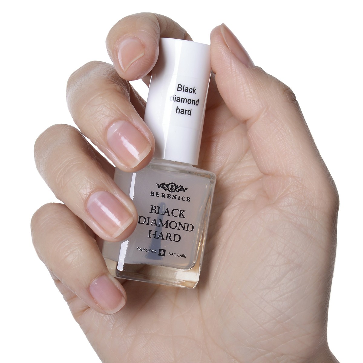 BERENICE Средство для укрепления ногтей с частицами черного алмаза "Black diamond hard"