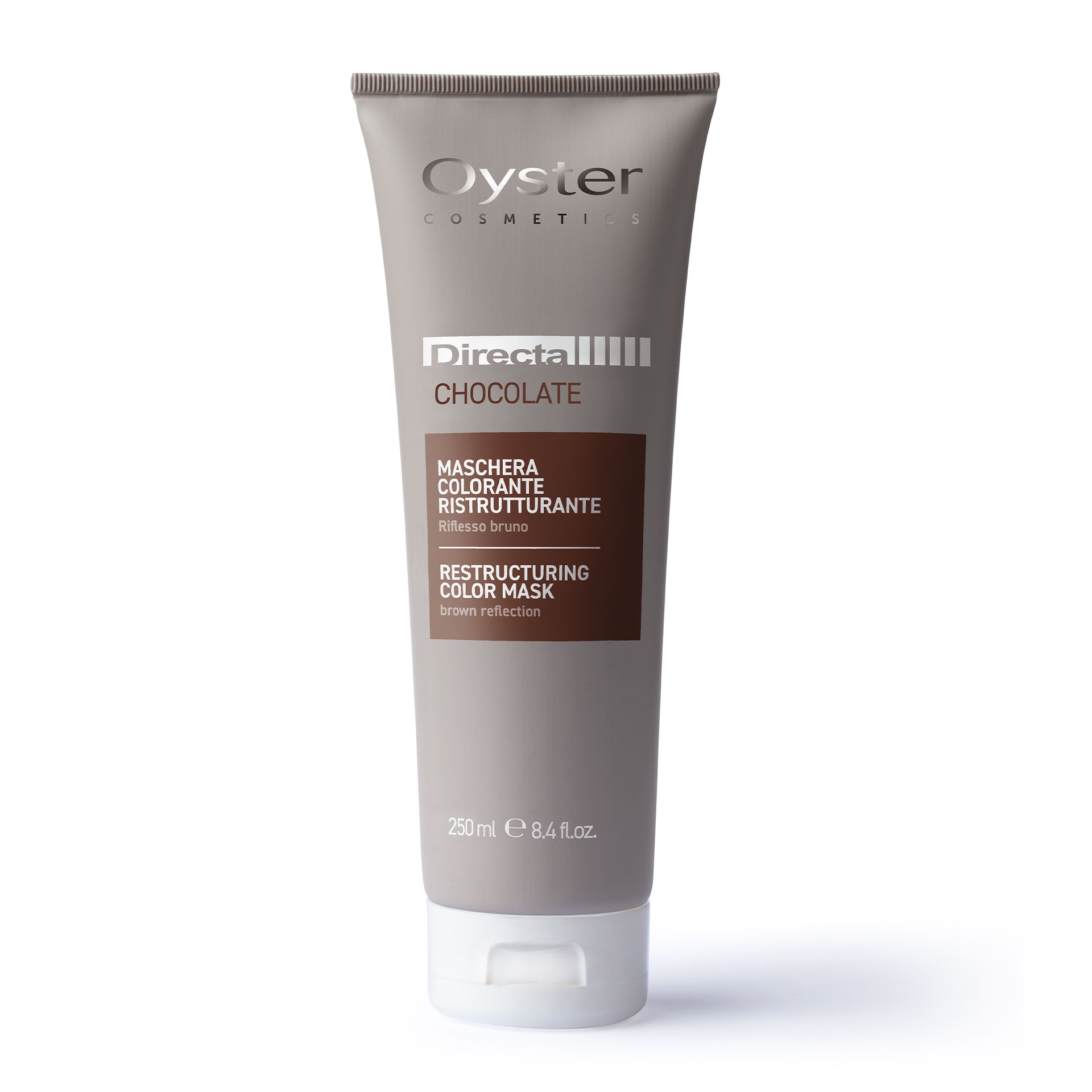 Oyster Cosmetics Тонирующая маска с прям.пигм DIRECTA RESTRUCTURING COLOR MASK CHOCOLATE 250ml NEW