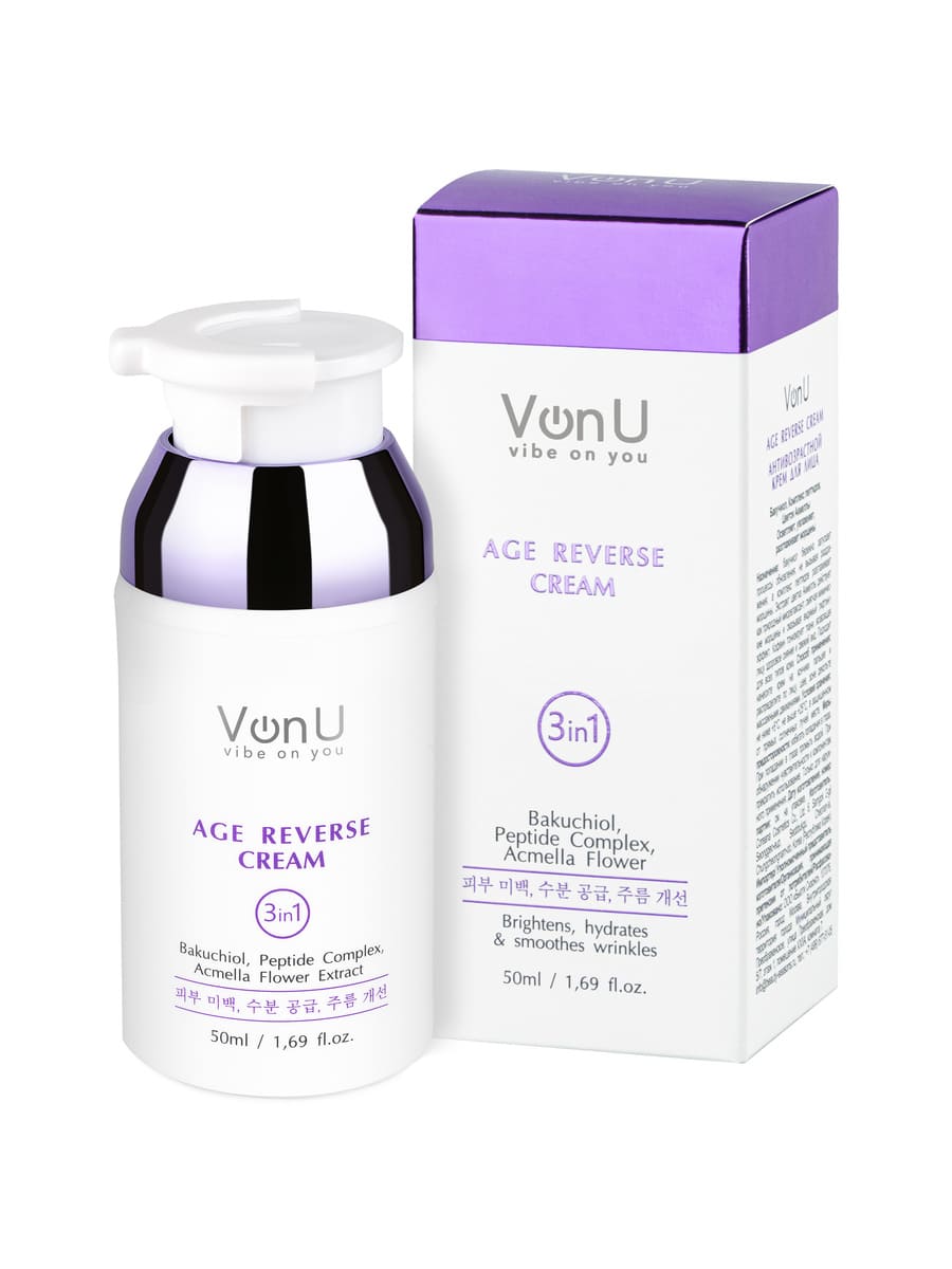 Von-U Антивозрастной крем для лица Age Reverse Cream 50ml