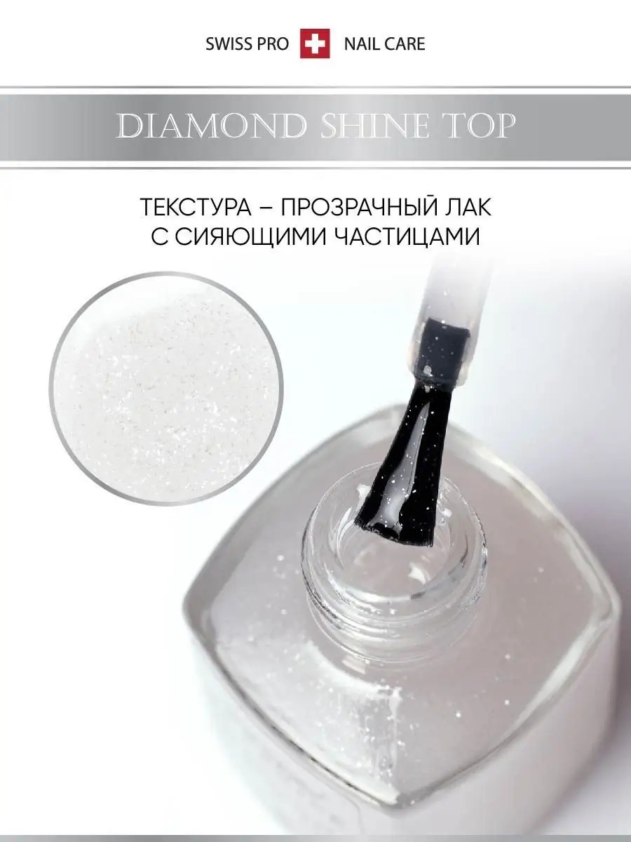 BERENICE Топ для сохранения цвета лака и придания блеска ногтям "Diamond Shine Top"