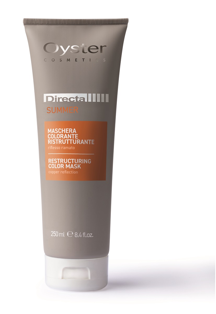 Oyster Cosmetics Тонирующая маска с прямым пиг. DIRECTA RESTRUCTURING COLOR MASK SUMMER 250ml NEW