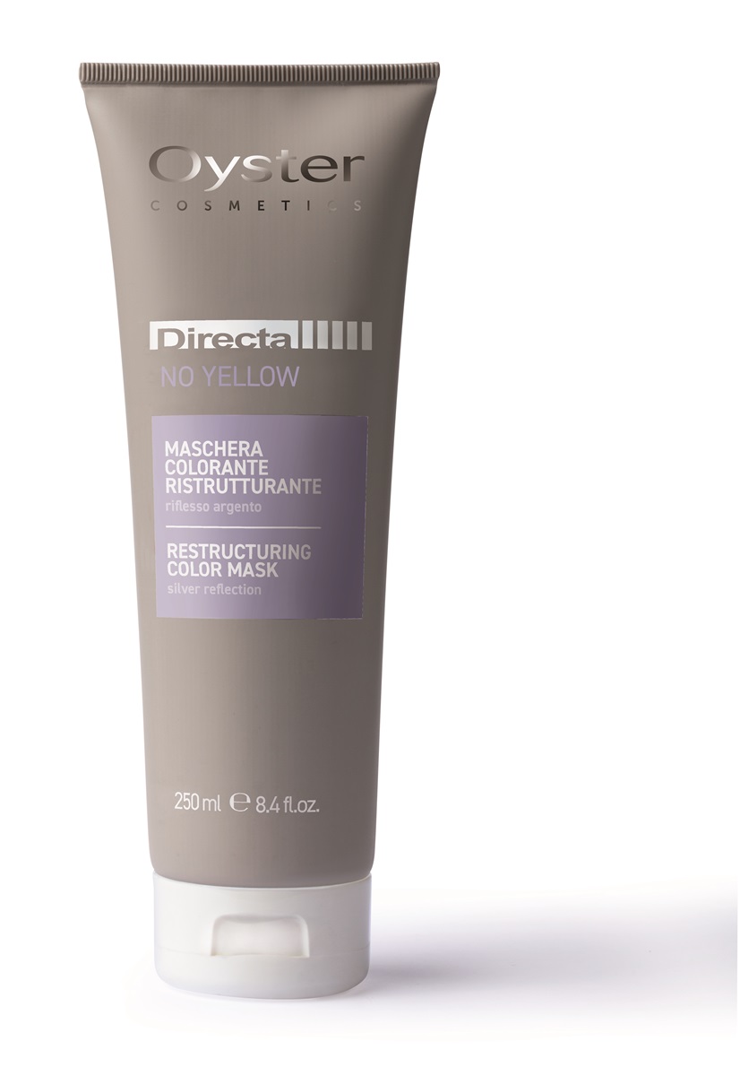 Oyster Cosmetics Тонирующая маска с прям.пиг. DIRECTA RESTRUCTURING COLOR MASK NO YELLOW 250ml NEW