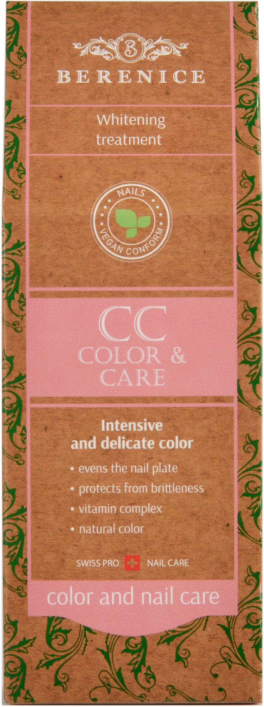 BERENICE  Осветляющее средство для ногтей "Цвет и уход" СС Nail «Color & Care»