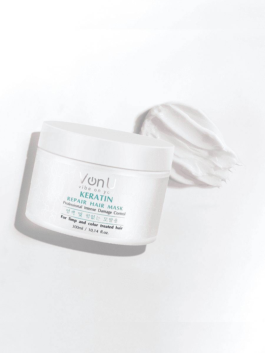 Von-U Маска-реконструктор с кератином KERATIN Repair Hair Mask 300 мл