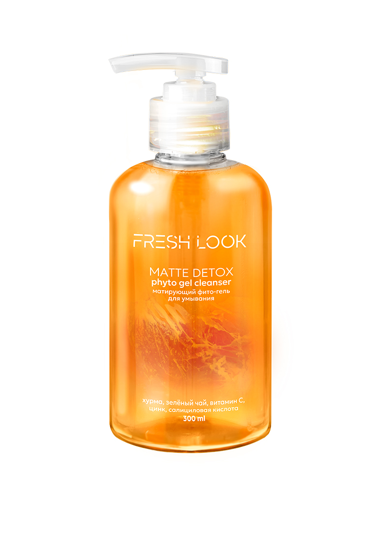 FRESH LOOK MATTE DETOX PHYTO GEL CLEANSER Матирующий фито-гель для умывания 300ml
