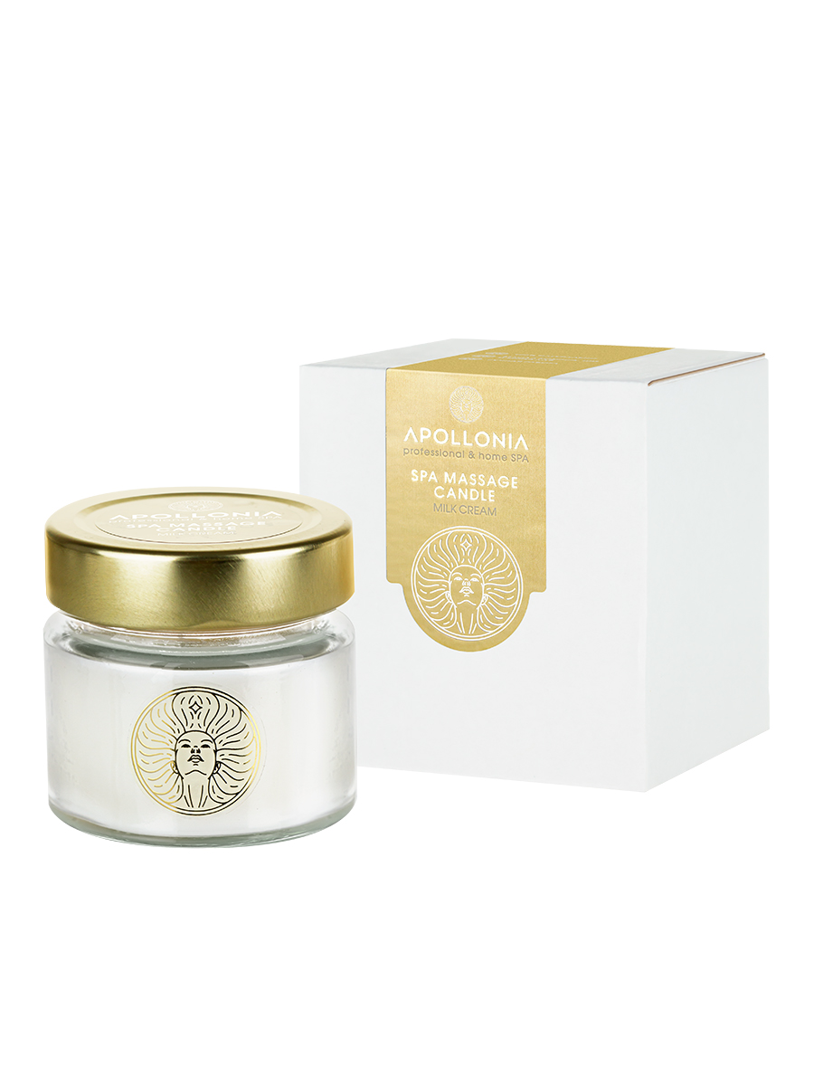 APOLLONIA Свеча массажная MILK CREAM SPA MASSAGE CANDLE 100мл