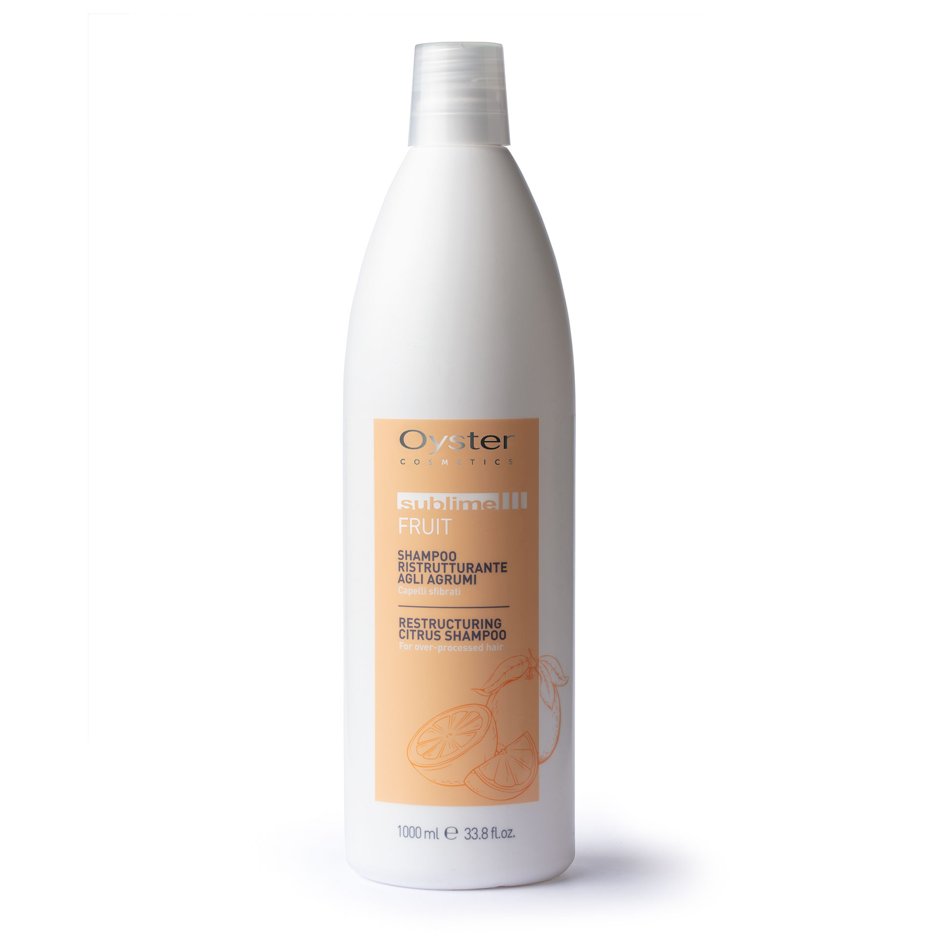 OY SUBLIME FRUIT - RESTRUCTURING CITRUS SHAMPOO - FOR OVER-PROCESSED HAIR Восстанавл. шампунь 1000ml