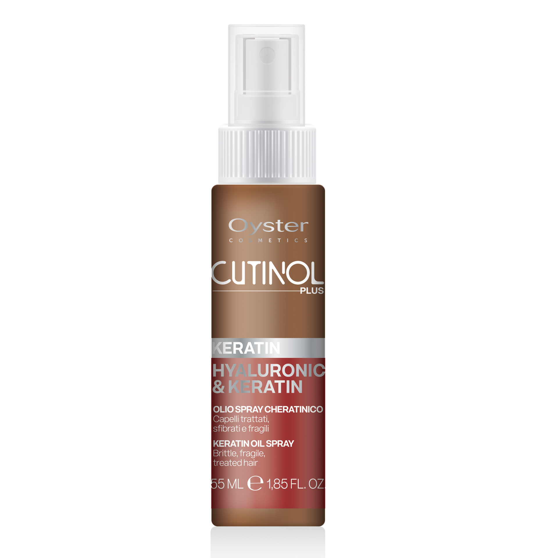 OY CUTINOL PLUS KERATIN HYALURONIC & KERATIN SPRAY OIL Восстанавливающий спрей для волос 55ml