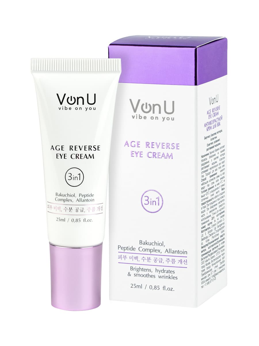 Von-U Антивозрастной крем для век Age Reverse Eye Cream 25ml