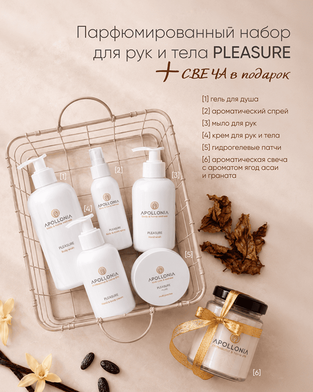 Apollonia HAND & BODY Pleasure Fragranced Set