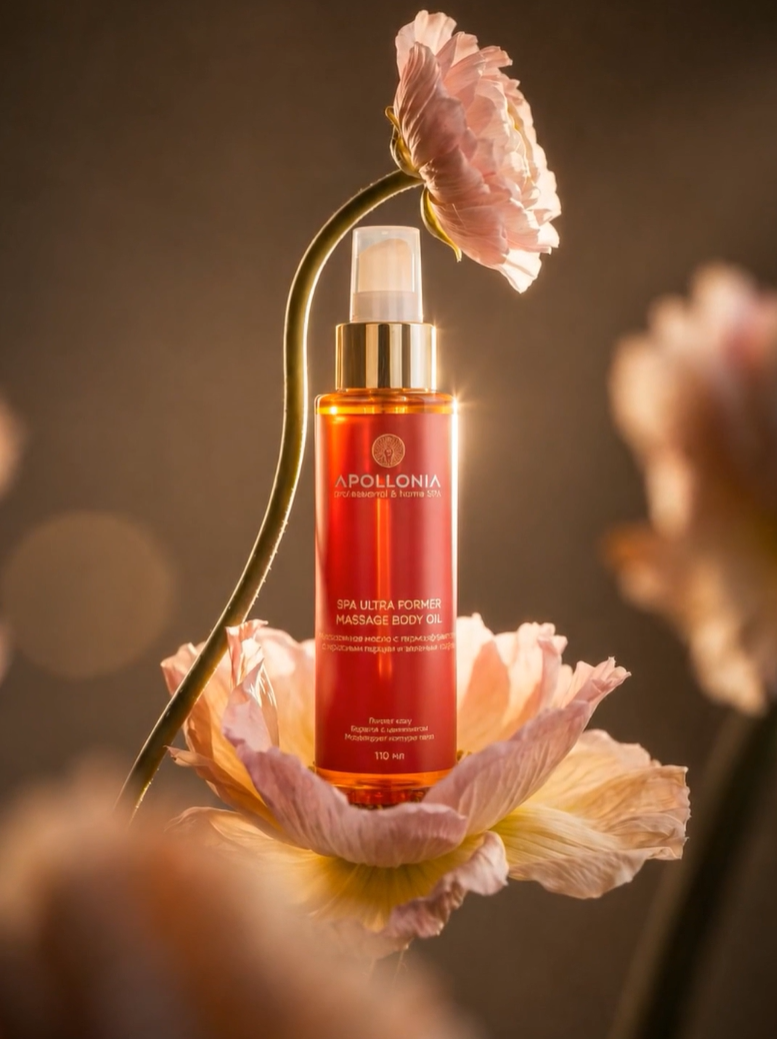 10489 APOLLONIA SPA ULTRA FORMER MASSAGE BODY OIL Массажное масло с термоэффектом для тела 110 мл