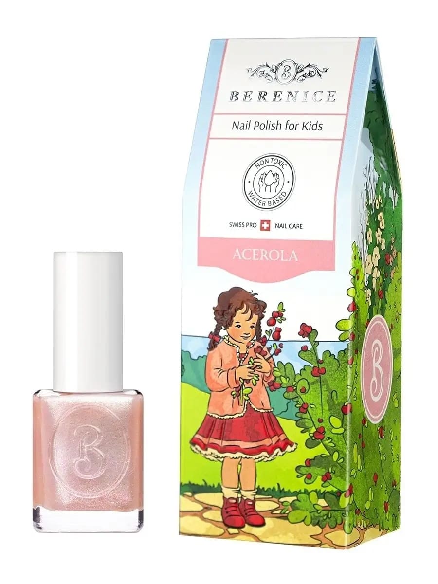 Лак для ногтей детский на водной основе Little Berenice 03 Acerola