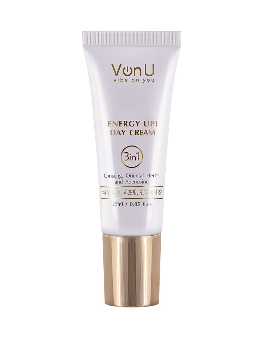 Von-U ENERGY UP! First step skin care set (Day Cream 25m + Night Cream 25ml + Serum 15ml)