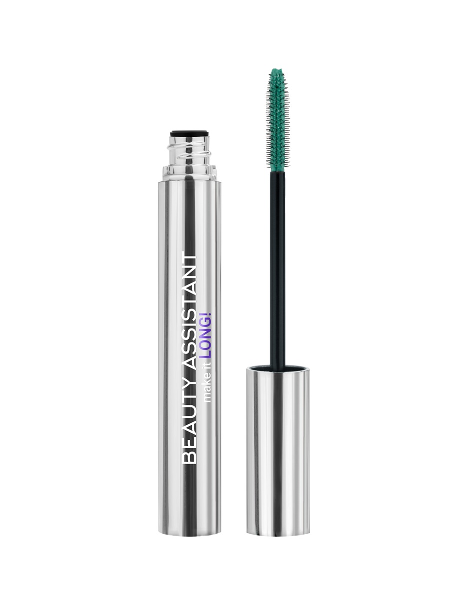 BEAUTY ASSISTANT make it LONG! Тушь для ресниц удлиняющая, разделяющая, оттенок 04 (зеленый)10ml